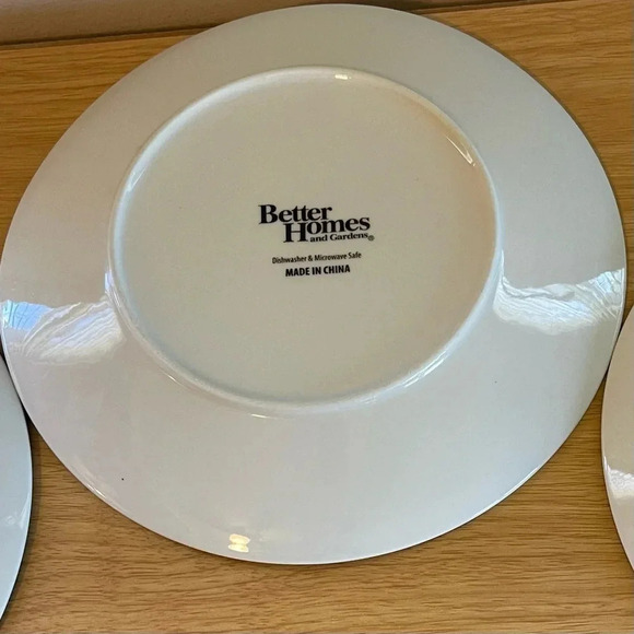 Better Homes and Gardens Salad Plates Piers Gray Geometric - Picture 10 of 12